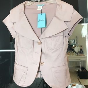 NWT Marciano pink short blazer for spring