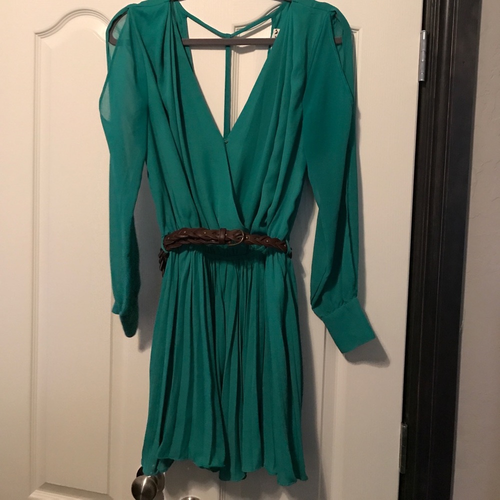 Double Zero Teal Flowy Romper