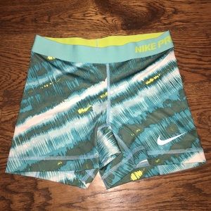 Women's Nike Pro Fitted Spandex Compression Shorts