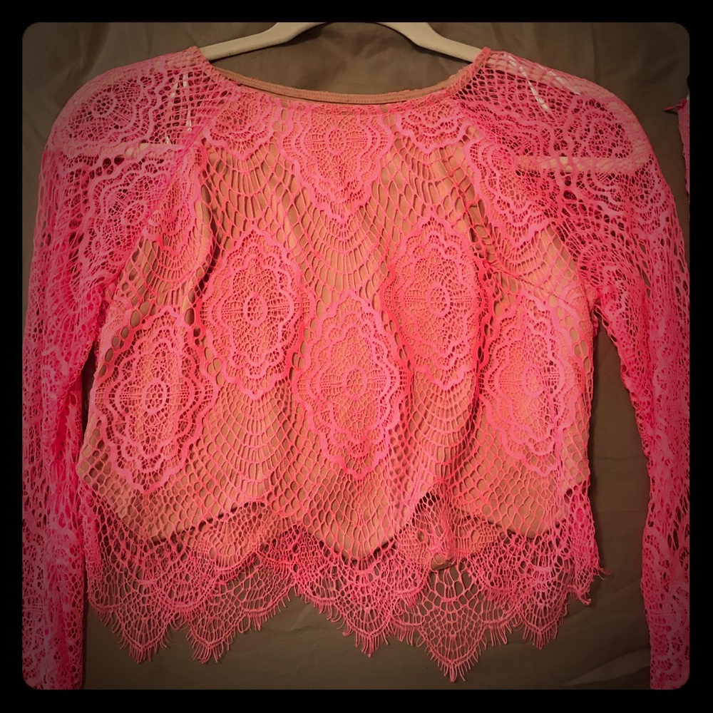 Super Cute Hot Pink 2 piece set outfit