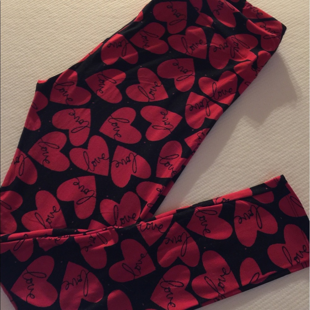 Price is Firm!NWOT TC LuLaRoe Valentines Leggings