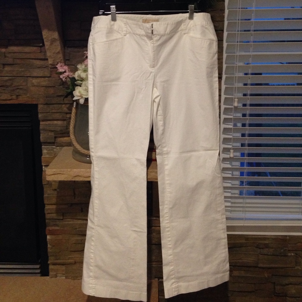 Michael Kors white cotton pants