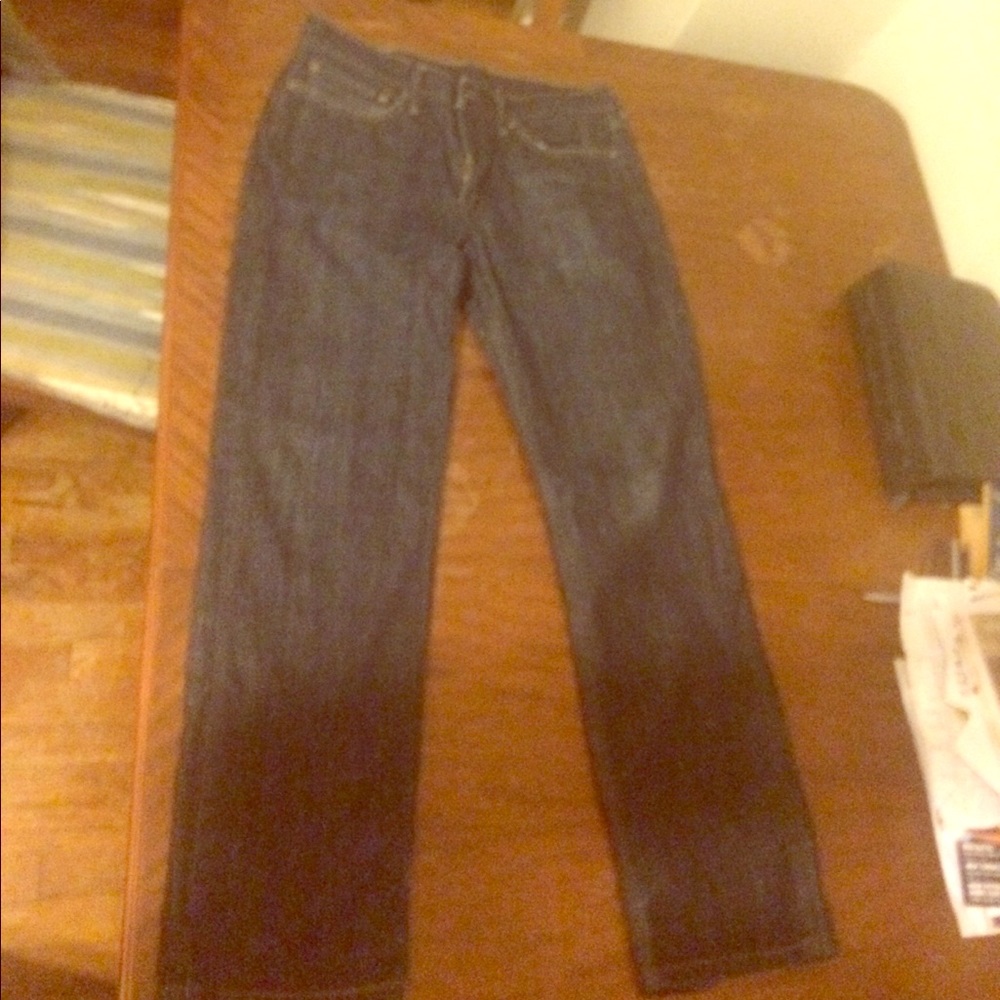 Levi's men's size 3432 style number 514 dark blue