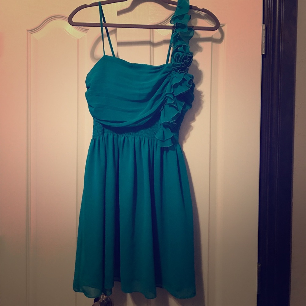 Chelsea & Violet Teal Dress