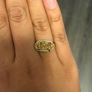 Gold Kendra Scott Drusy Ring