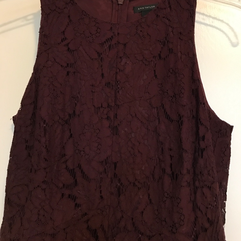 Ann Taylor Midi Fit & Flare Dress