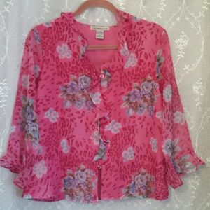 Notations chiffon blouse