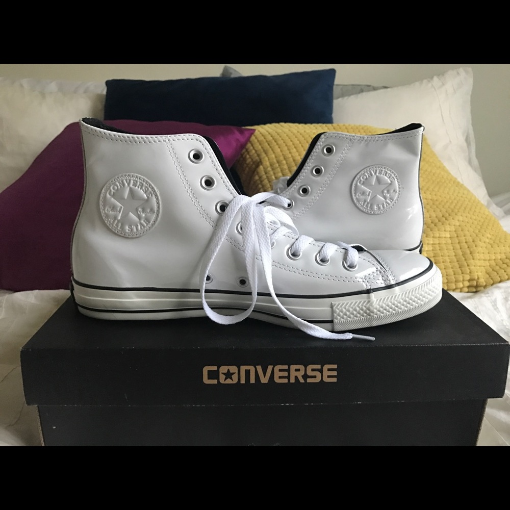Patent leather Converse