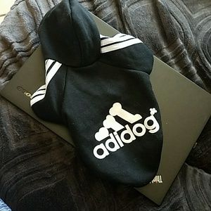 Adidog dog hoodie