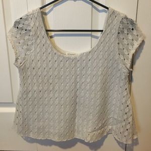 White u neck Aeropostale shirt