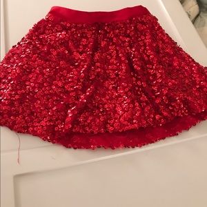Girls glitter skirt