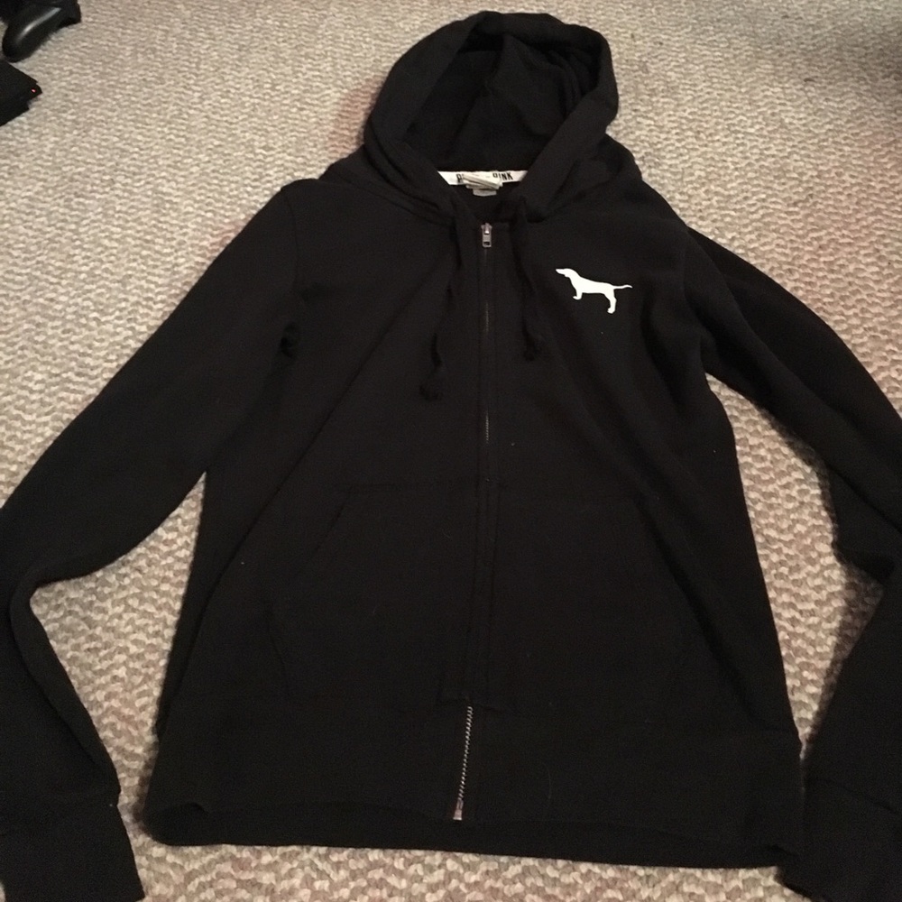 VS PINK Black Zip Up ❤