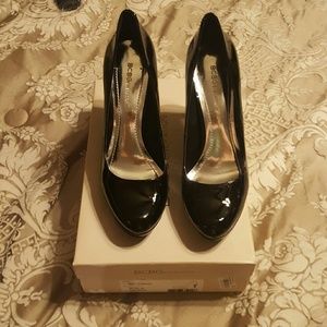 BCBG Black Patent Leather Pumps