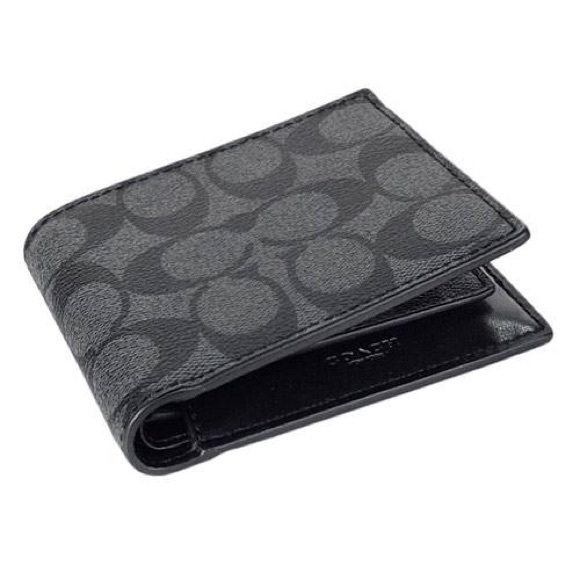 Coach Compact ID Wallet - Picture 1 of 6
