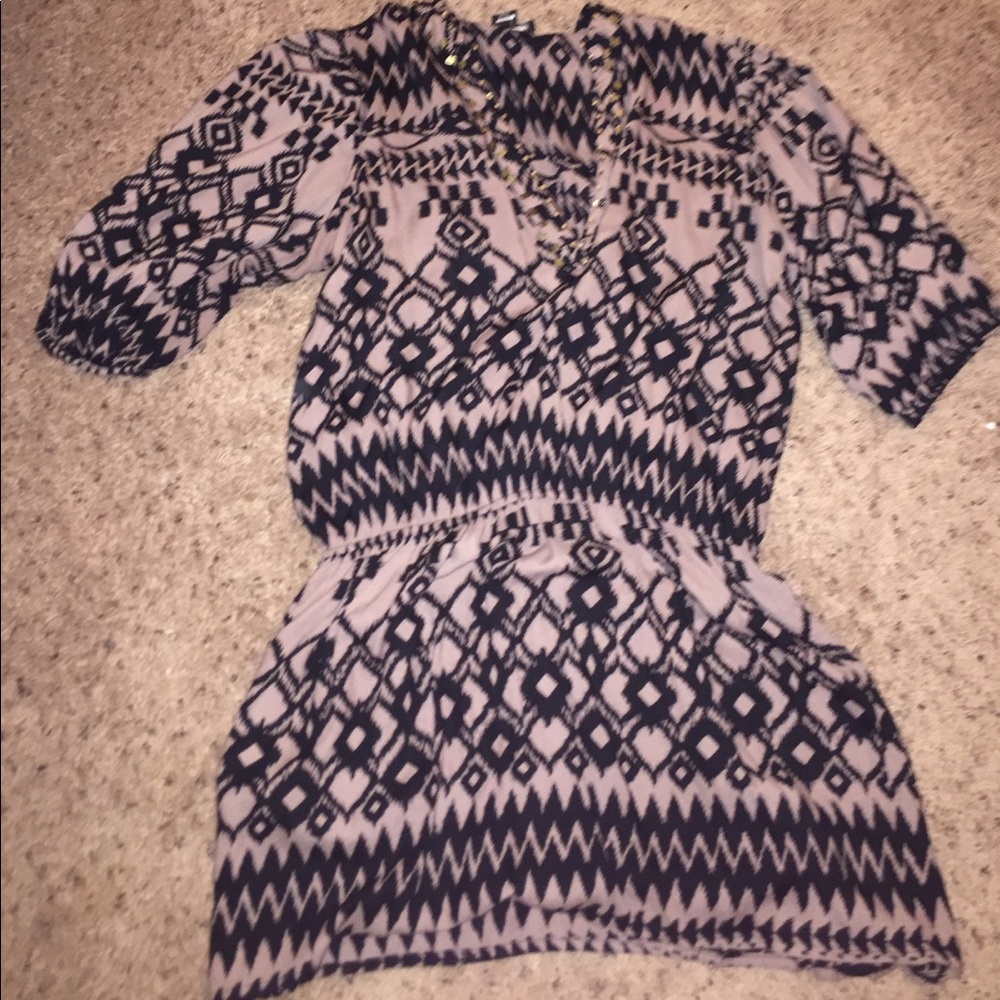 tribal print dress