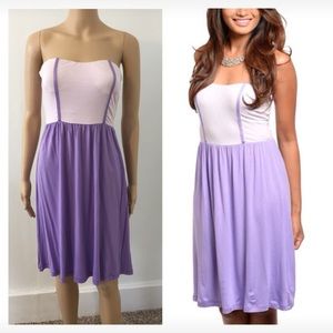 NEW small lilac lavender cutout back dress