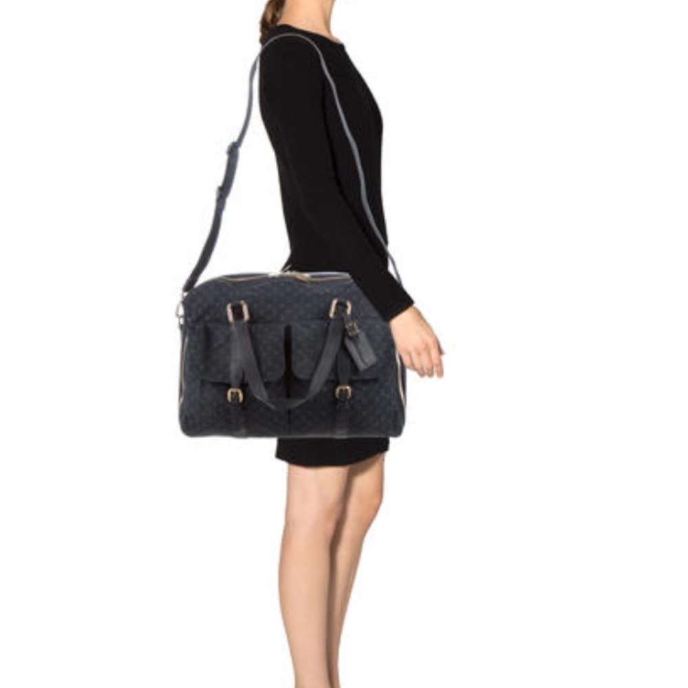 - Sold - Authentic Mini Lin Canvas Messenger Bag