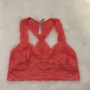 Free People Lace Racerback Bralette
