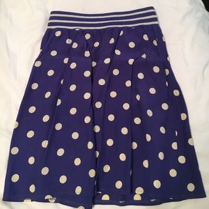 🎉4 for $12 sale🎉DEPT polkadot skirt with pockets