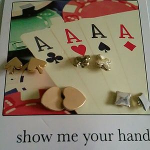 Poker Earrings