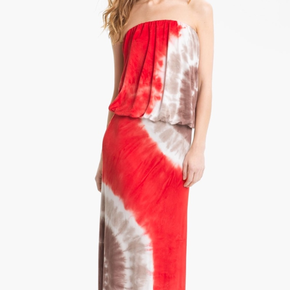 Sydney strapless maxi dress