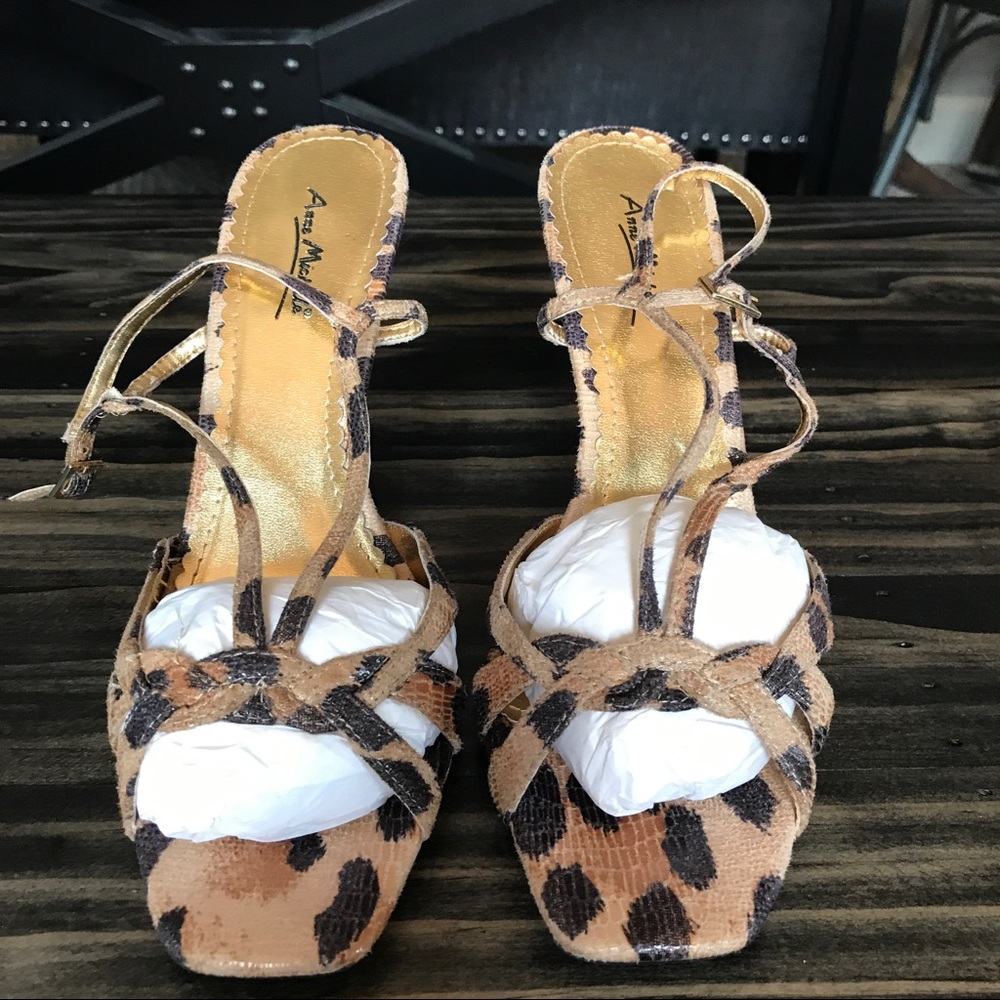Leopard print heels