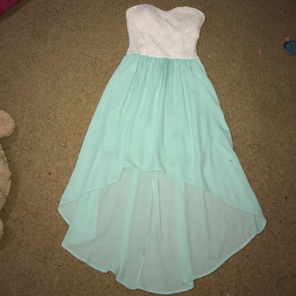 High low coral dress - Picture 1 of 1