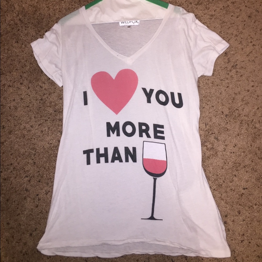 wildfox wine tee shirt