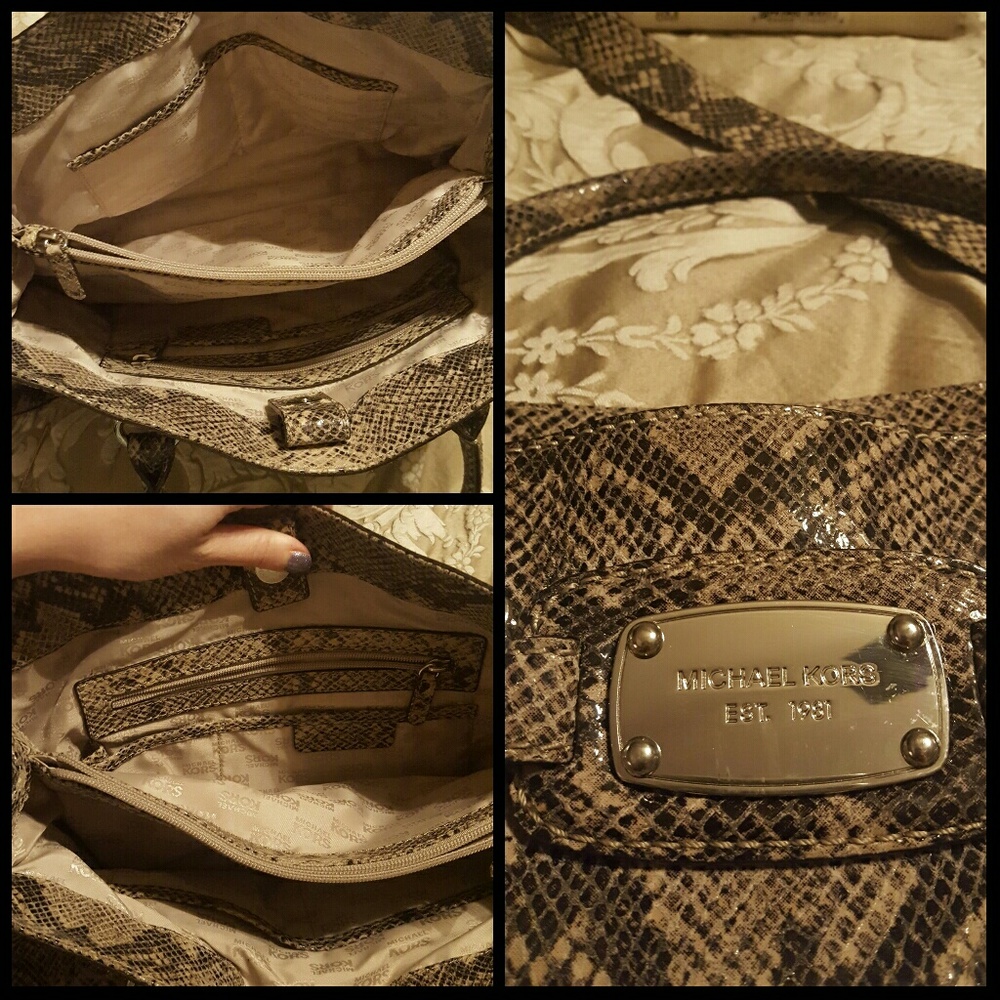Michael Kors Python Bag - Picture 2 of 4