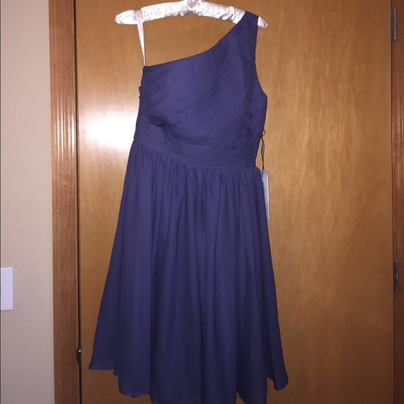 Stormy blue bridesmaid dress - Picture 1 of 3