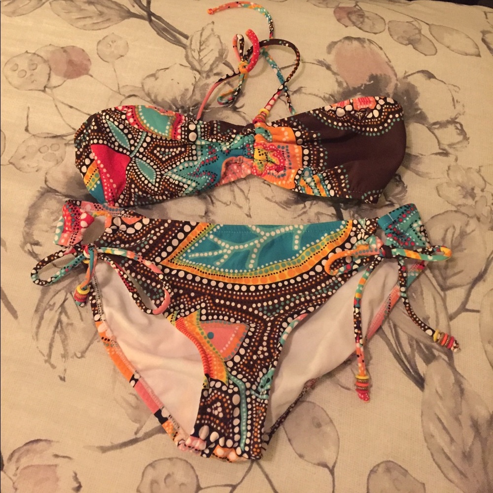 Colorful Roxy Bikini