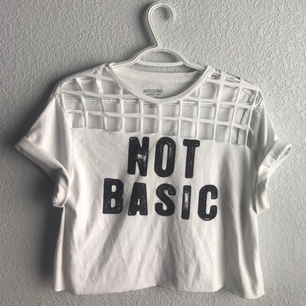 Cut Out Cropped Tee