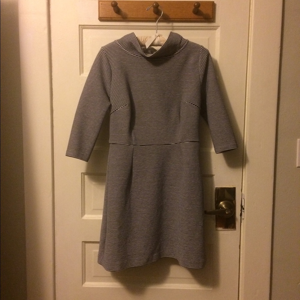 Boden ponte striped dress