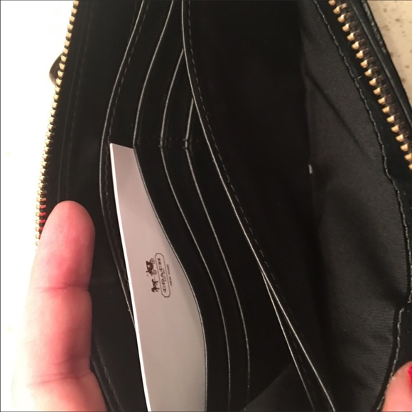 Leopard print coach wristlet - Picture 2 of 2