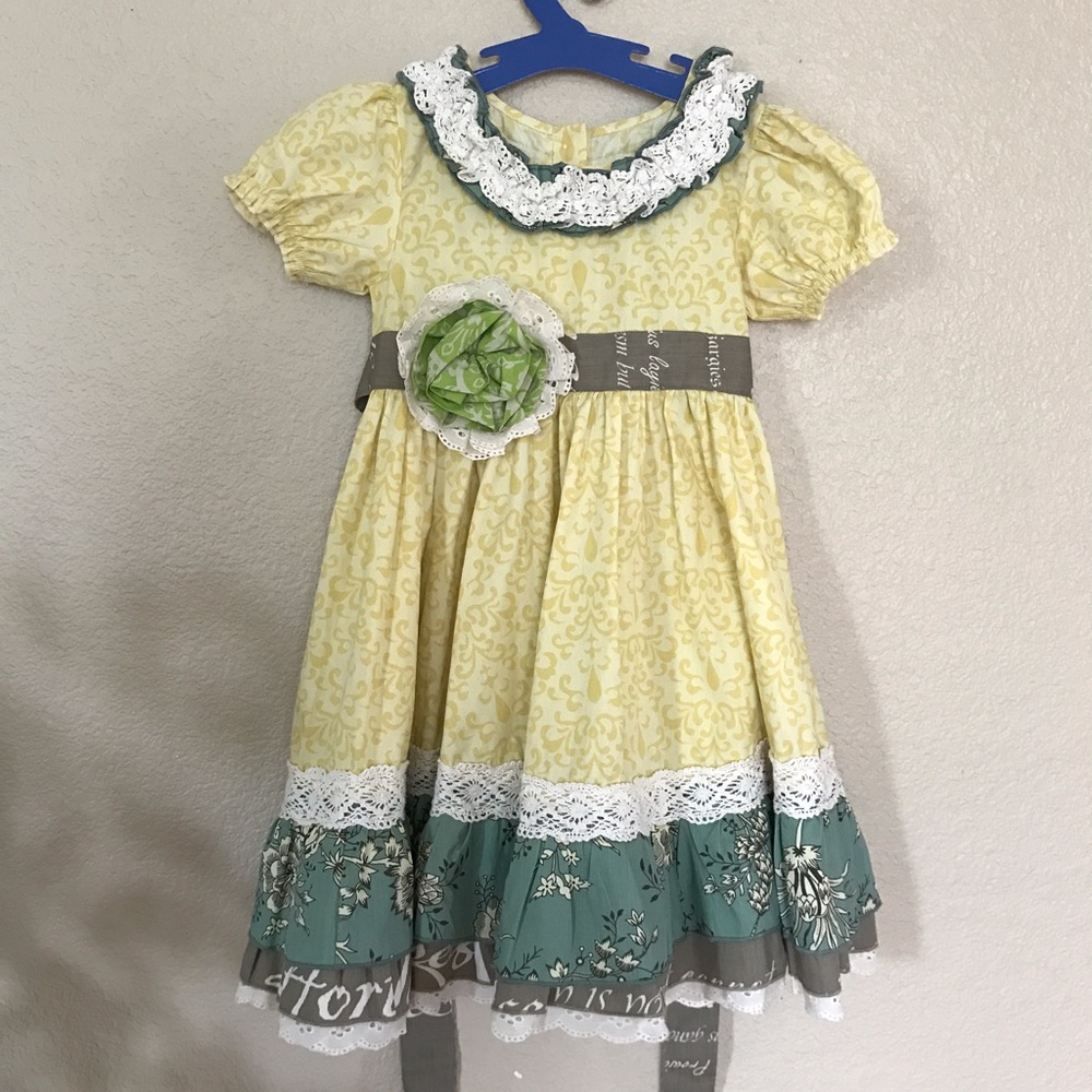 mustard pie yellow dress