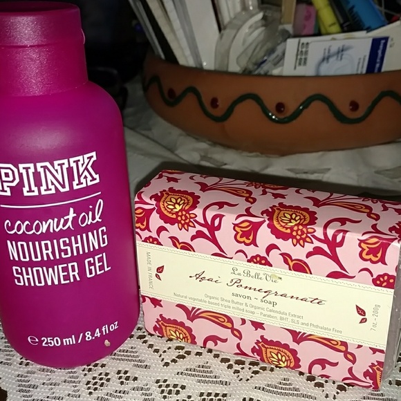 Victoria's Secret Other - 💗SOLD💗One 8.4 oz PINK Shower Gel/Acai Bar Soap