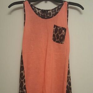 Rue 21 silk back tank top