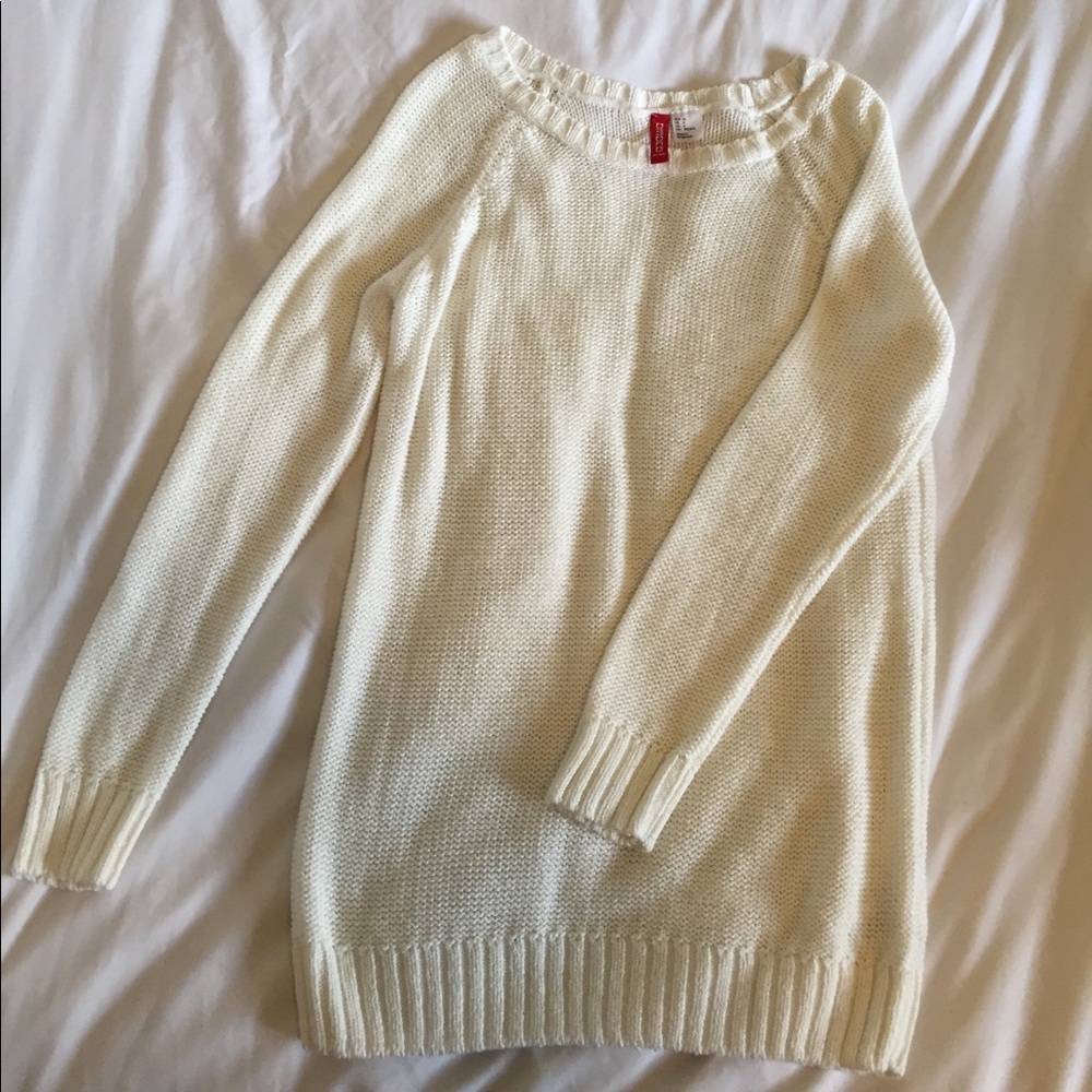 Cream H&M sweater.