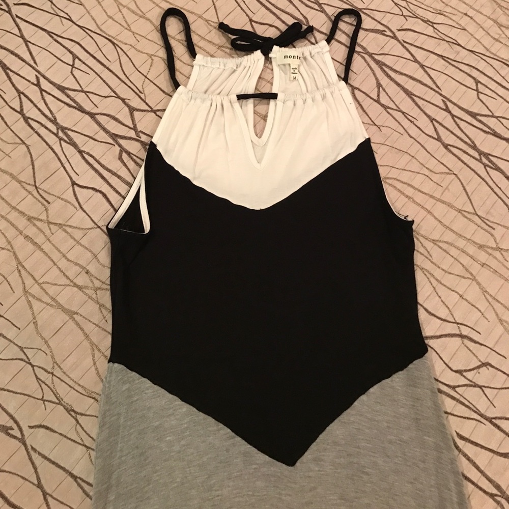 FINAL PRICE✨Size medium colorblock maxi dress