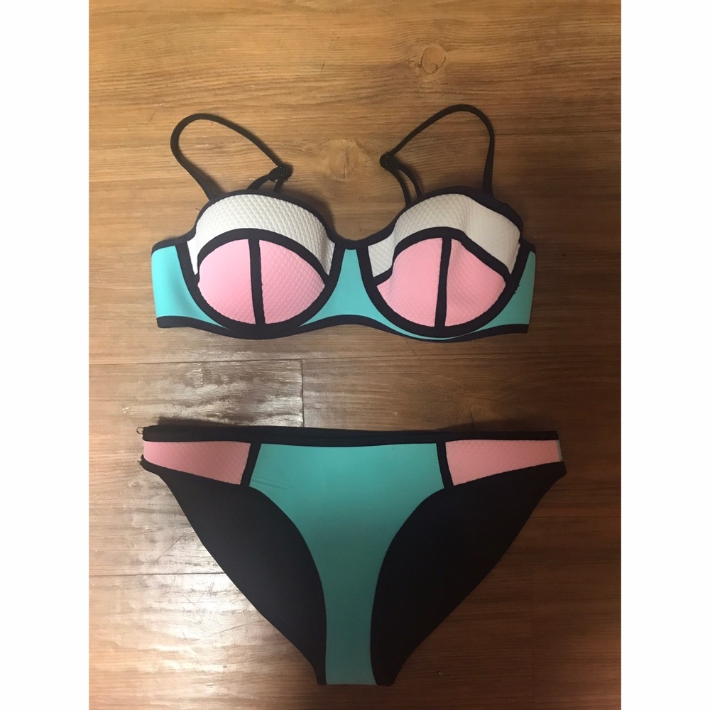 Triangl inspired neoprene swimsuit