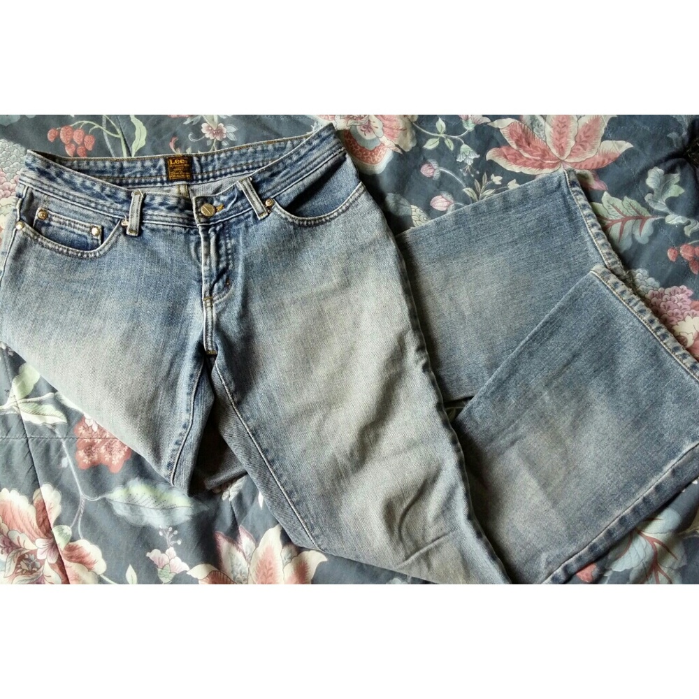 Vintage Lee Light Wash Flare Denim