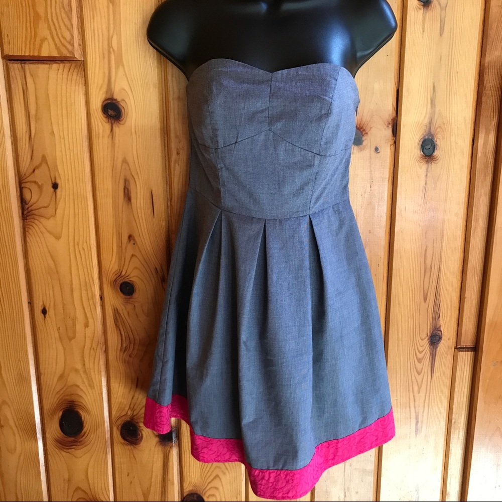 Urban Outfitters Mini Dress Gray and Fuchsia