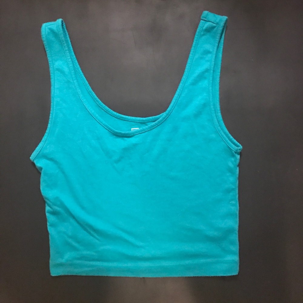 Nollie Teal Crop Top