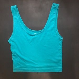 Nollie Teal Crop Top