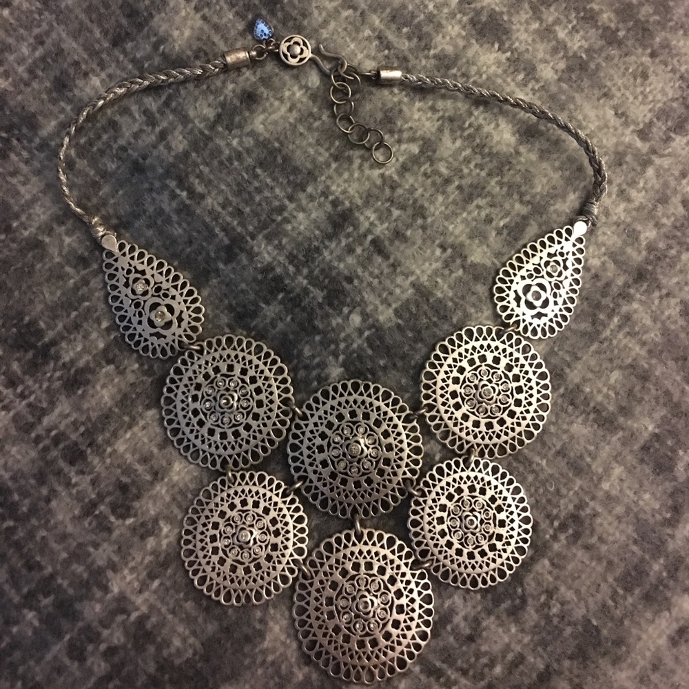 Stella & Dot Silver Necklace