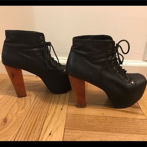 Jeffrey Campbell Lita Booties Size 10