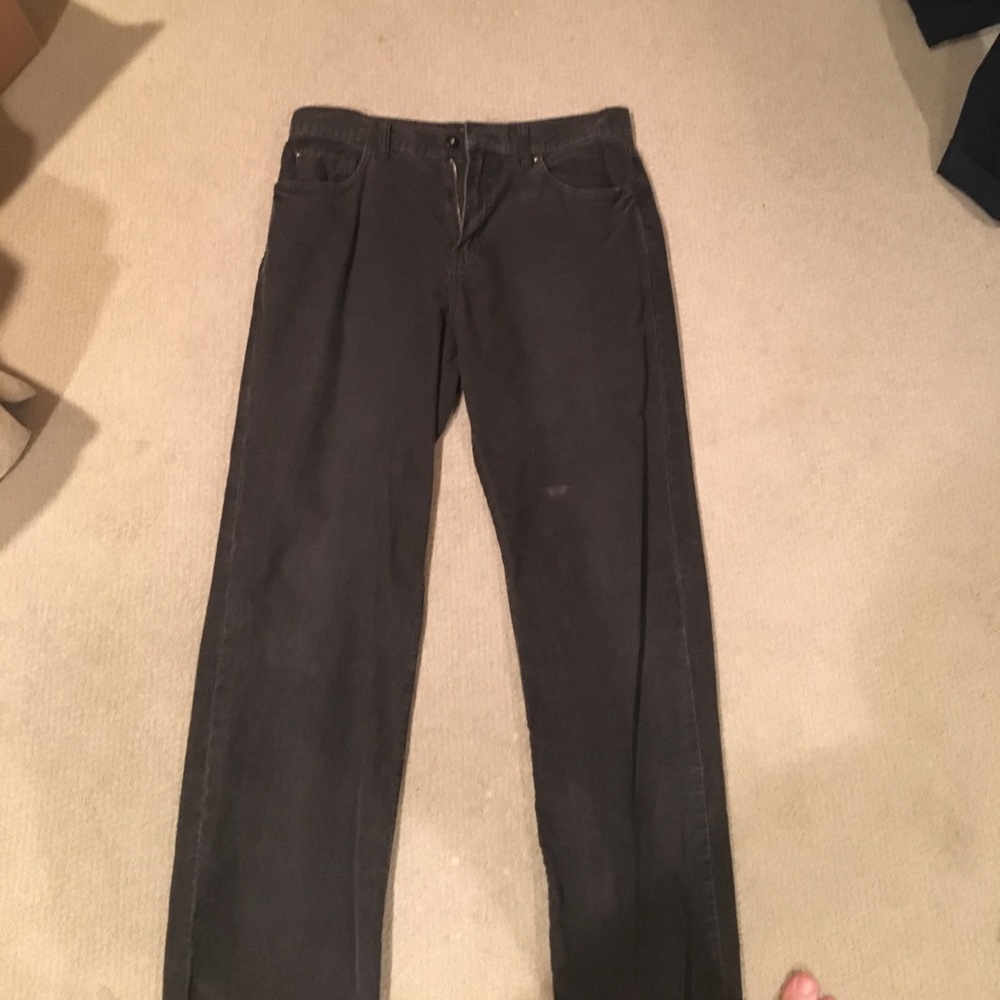 Jcrew corduroy pants, dark grey