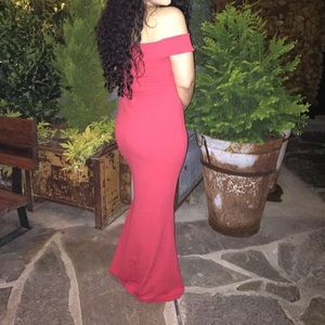 Missguided Bardot gown