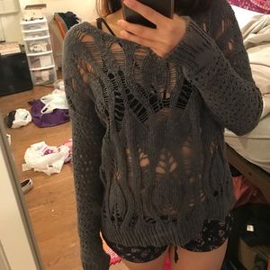 Cute bluefish grey sweater