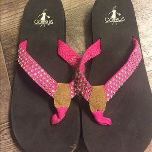 Corkys flip flops
